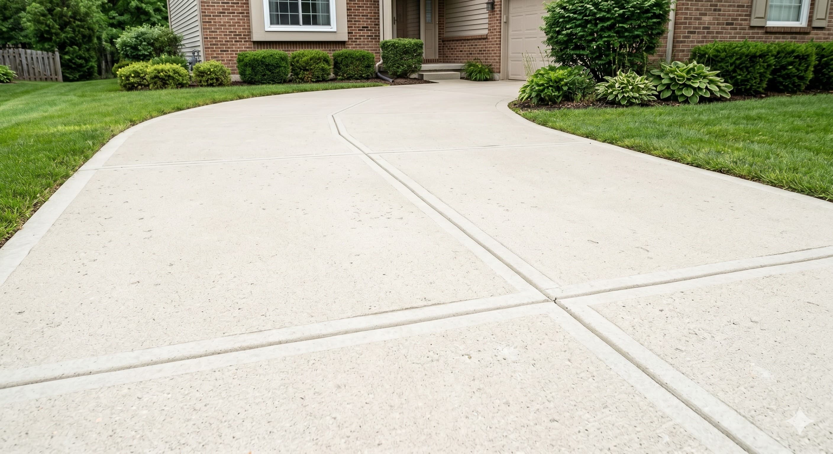 After Driveway Pressure Washing